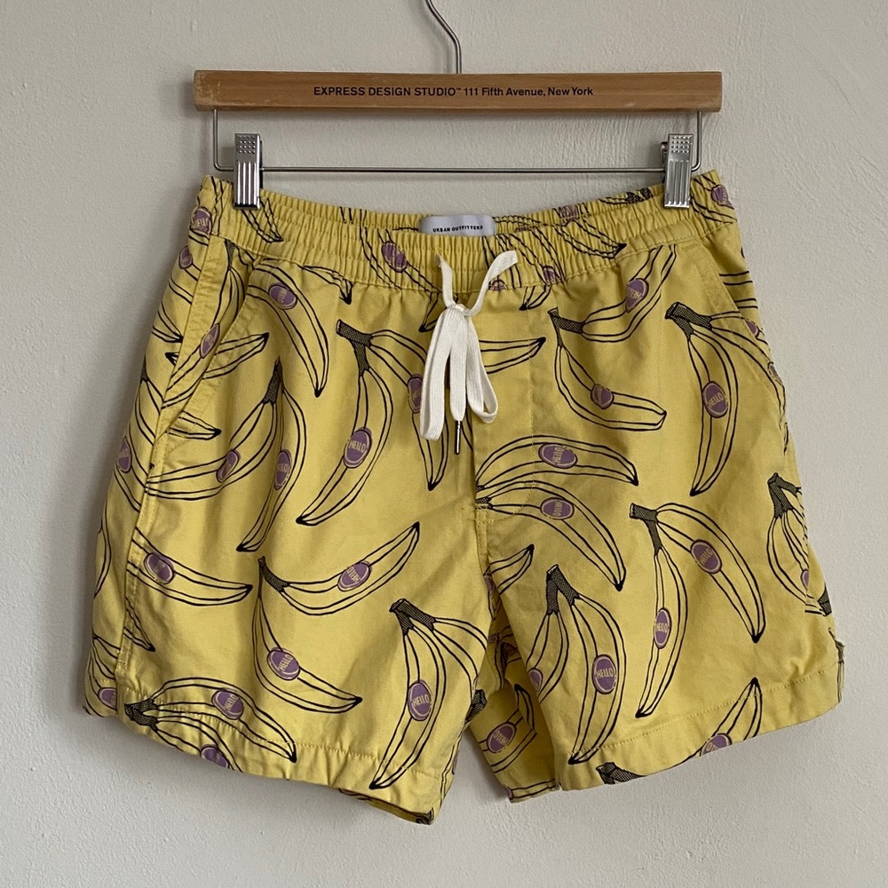 UO banana shorts